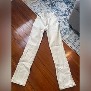 Abercrombie 90’s straight ultra high rise curve love jean